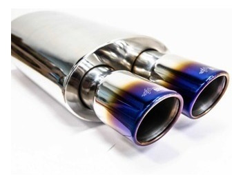 Muffler Escape Alto Flujo Hks Ionizado Doble