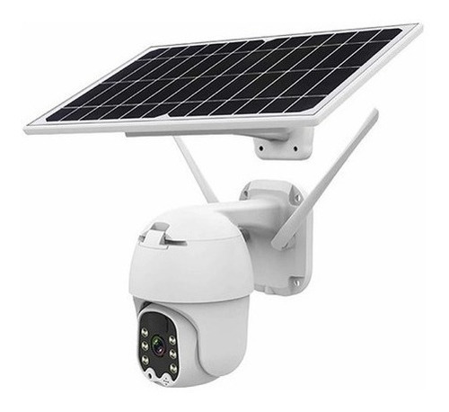 Cámara Solar Ptz Inteligente Robótica Wifi Exterior Sensor