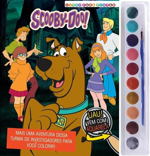 Scooby-doo livro para pintar, de On Line a. Editora IBC - Instituto Brasileiro de Cultura Ltda, capa mole em português, 2021
