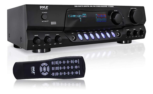 Amplificador Pyle Pt260a.5 Negro 200w, 110/220v