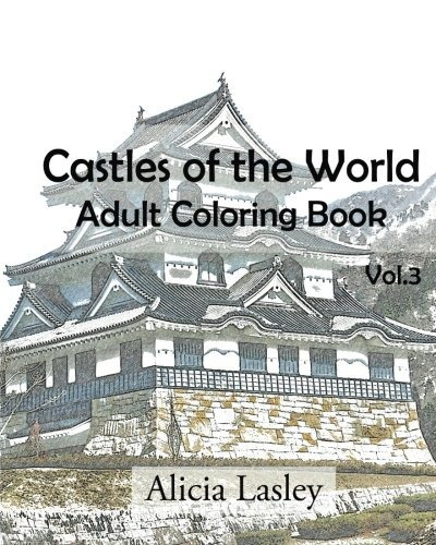 Castles Of The World  Adult Coloring Book Vol3 Castle Sketch