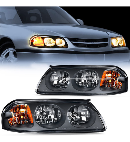 Nilight Conjunto Faro Delantero Para Chevy Impala Carcasa