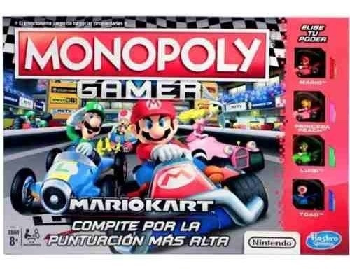 Monopoly Mario Kart Gamer Español Bros Juego Nintendo Hasbro