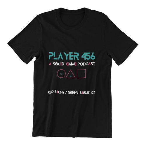 Polera Unisex Juego Del Calamar Game Serie Estampado Silueta