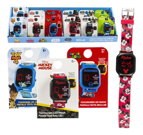 Reloj Touchscreen Led Kids Watch- 6 Assortments