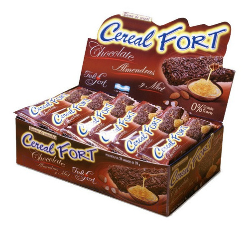 Barritas De Cereal Fort Chocolate X24un- Kiosco Full7x24