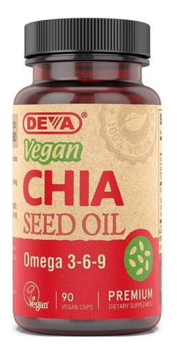 Omega 3-6-9 90 Cápsulas Veganas De Aceite De Semilla De Chia