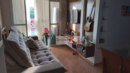Imagem 4 de 23 de Lindo Apartamento De 77 M² Com Móveis Planejados De 3 Dormitórios Sendo Uma Suíte - Ap0587