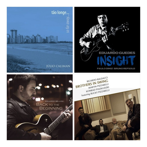 Guitarristas / Brazilian Jazz (combo C/ 4 Cds)