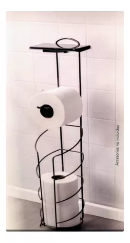 Soporte para papel higiénico, dispensador de rollos de papel de