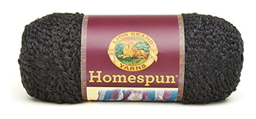 Lion Brand Homespun Yarn (373) Negro