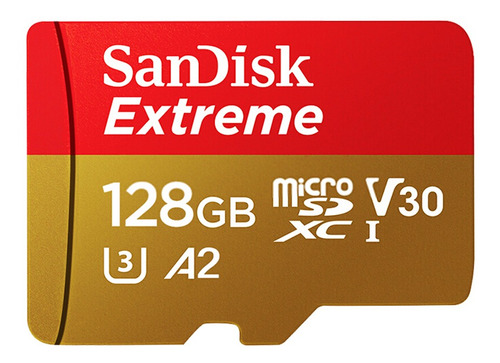 Imagem 3 de 9 de Sandisk Extreme Memoria Micro Sd 128gb U3 C10 A2 V30 4k 160m