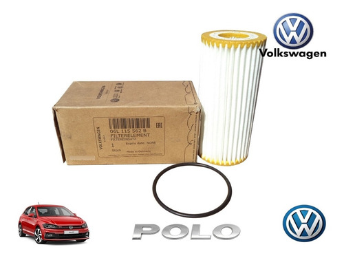 Filtro De Aceite Volkswagen Polo Gti 1.8 Turbo 2015-2017 Oem