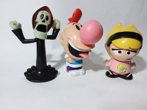 Juguetes Billy Y Mandy Cartnetw- Macdonalds 2008- 3 Pzs (Usado)