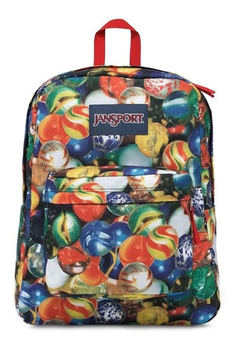 Mochila Superbreak Jansport Multicolor Lost Marb Bolitas