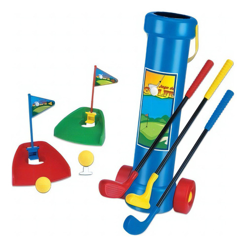 Jogo De Golfe Com Carrinho - Braskit