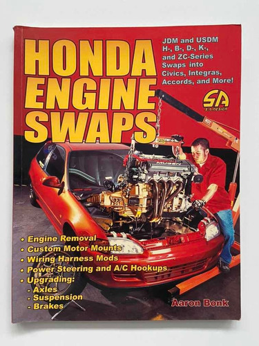 Libro Autoayuda Manual Honda Engine Swaps Cambio De Motores