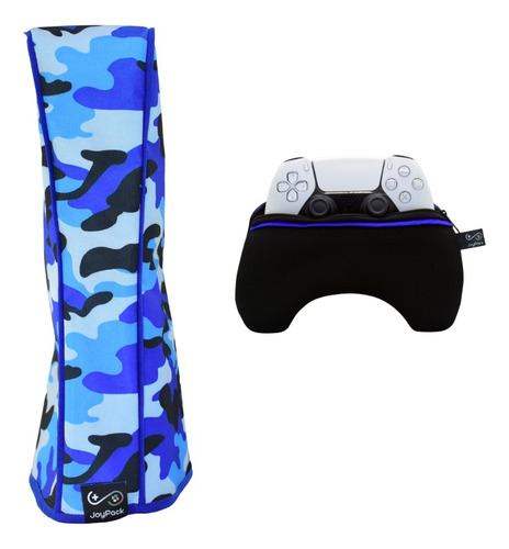 Kit Camuflado 1 Funda Vertical Ps5/play5 + 1 Funda Joystick