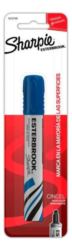4 Pzas Marcador Perm.p/cincel Sharpie Esterbrook 1812749 Bl/