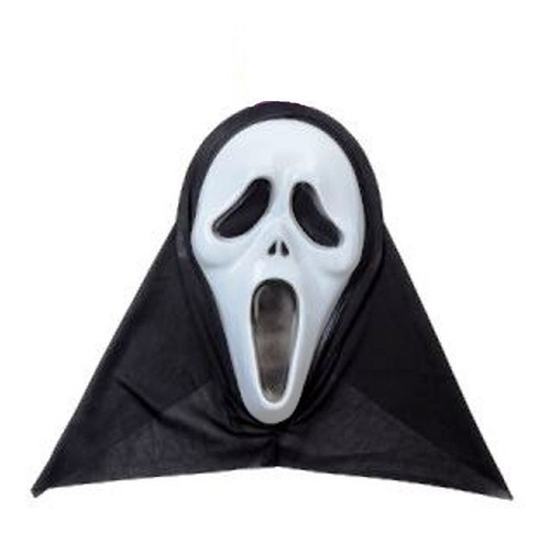 Mascara Premium con capucha El Grito Scream Color ghostface