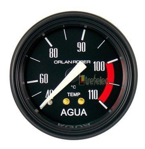Reloj De Temperatura De Agua Con Capilar 2mts Ø 52 Mm Línea Classic Orlan Rober