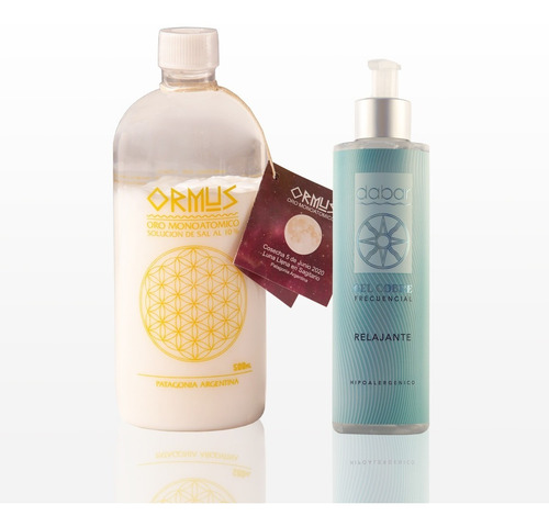 Combo 1 Ormus 500ml + Gel Cobre 200ml Dabar Frecuencial