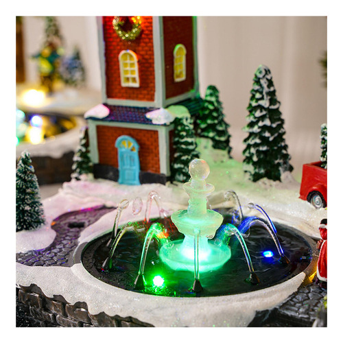 H Iglesia De Navidad Escena De Nieve De Invierno Casa De
