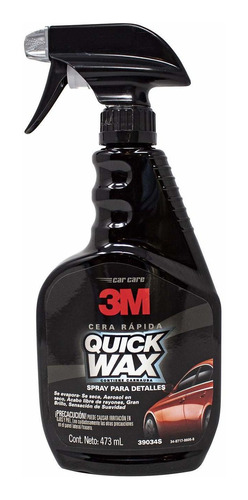 Cera Rápida Para Corrección Detalles 473ml Quickwax Marca 3m