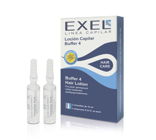 Locion Buffer 4 Reparador X2 Ampollas 10ml Exel