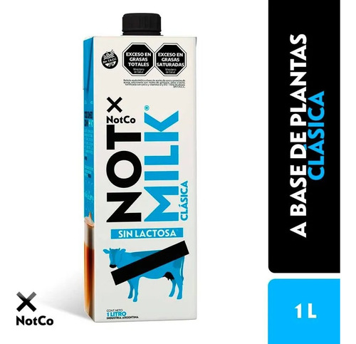 Bebida Vegetal Not Milk Original  Notco 1l