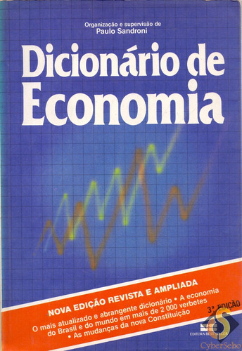 Dicionário De Economia - Paulo Sandroni