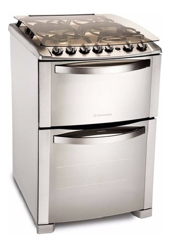 Cocina Electrolux 56dtx Doble Horno Inox Multi Gas Lhconfort