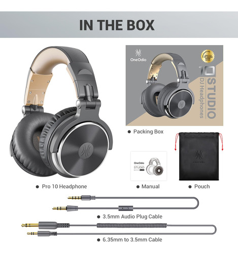 Audífonos Con Cable Oneodio Over Ear Studio Monitor &
