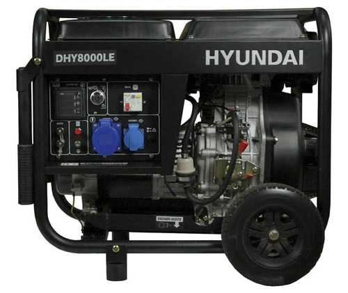 Generador Hyundai Diesel 6/6,5 Kw Partida Eléctrica 220v