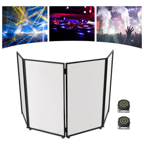 Dj Event Facade 4-panel Light Metal Frame Booth+travel B Wss