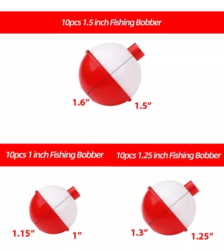 Bobbers for Fishing Floats Set Popping Corks for Saltwater Freshwater Rig  Tackle Kit