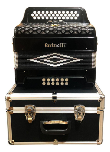 Acordeon Farinelli 3412n 34 Botones 12 Bajos 3 Registros Sol