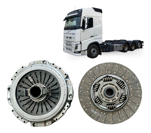 Kit Embreagem Volvo Fh Caixa Vt D13 430mm