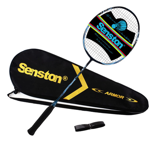 Senston Raqueta De Badminton N90 Color Azul, Raqueta De Badm