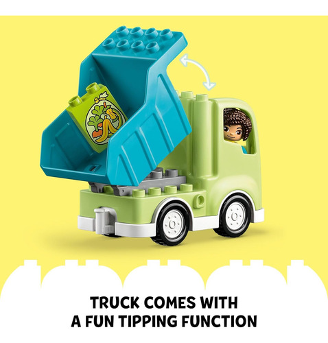 Juego De Construcción Lego Duplo Camión De Reciclaje 1098...