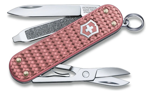 Cortaplumas Victorinox Classic Precious Alox Collection. Color Rosa