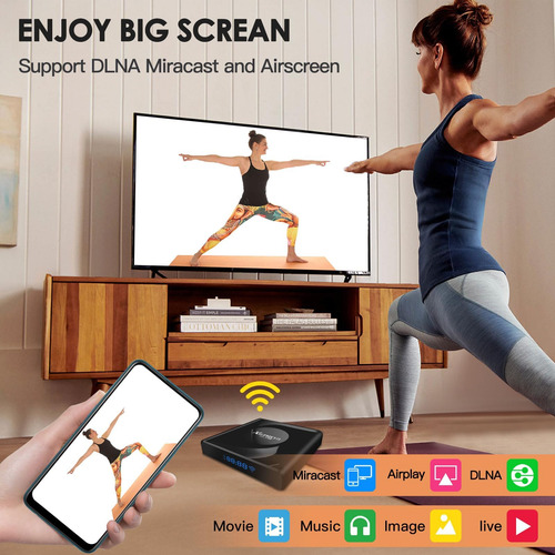 Android Tv Box 130, Android Box De Cuatro Núcleos, 64 Bits,