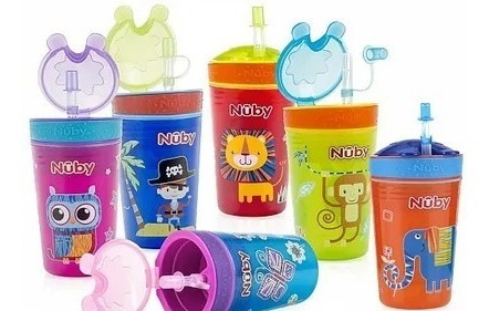 Vaso Porta Cereales Cerealero Nuby Snack Sorbete N' Sip 12m+