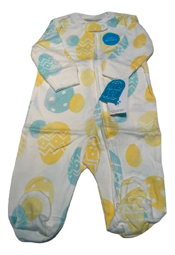 Pijama Enterito Carters - 3m - Easter 2-way Zip 100% Snug