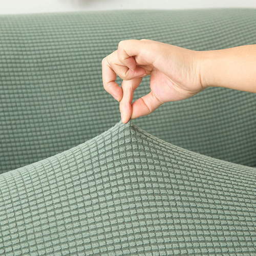Funda de sofá individual doble de tres plazas de color gris 90-140 cm