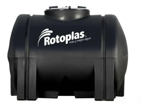 Tanque Horizontal Rotoplas 1000 Litros Alta Densidad Color Negro