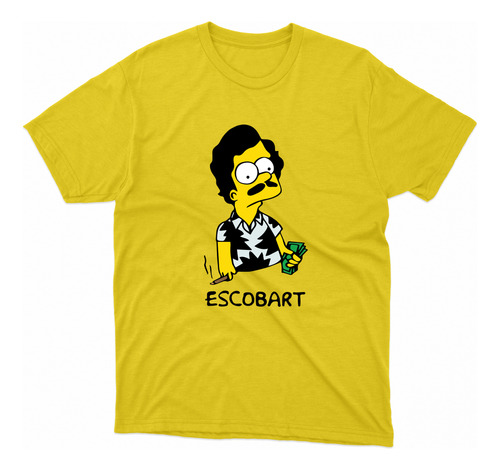 Polera Estampada Los Simpson - Escobart (parodia) 