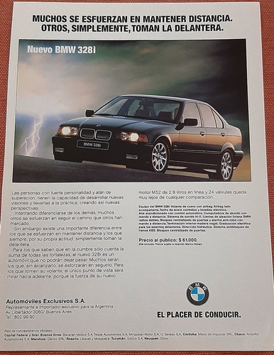 Publicidad Bmw 328i