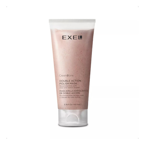 Mascarilla Exfoliante Vegana X100 Ml Green Line Exel