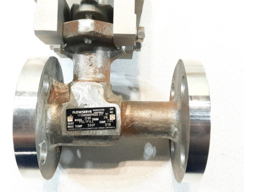 Flowserve 1 300# Cf8m Control Valve W/ Kinetrol Actua Ttv